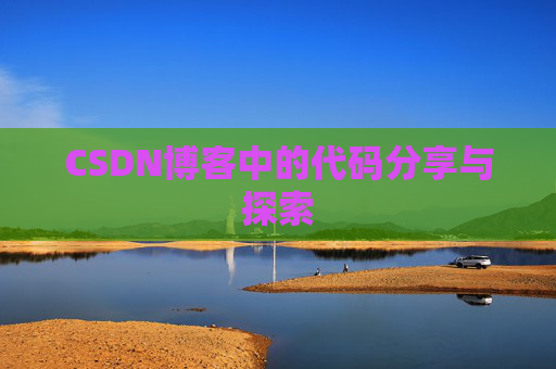 CSDN博客中的代码分享与探索